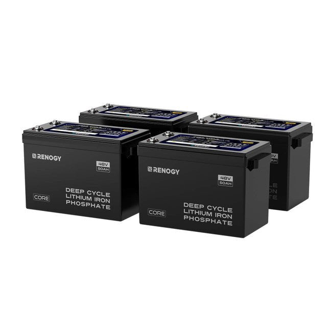 Renogy 48V 50Ah Smart Self-Heating Lithium Iron Phosphate Battery - Image 3