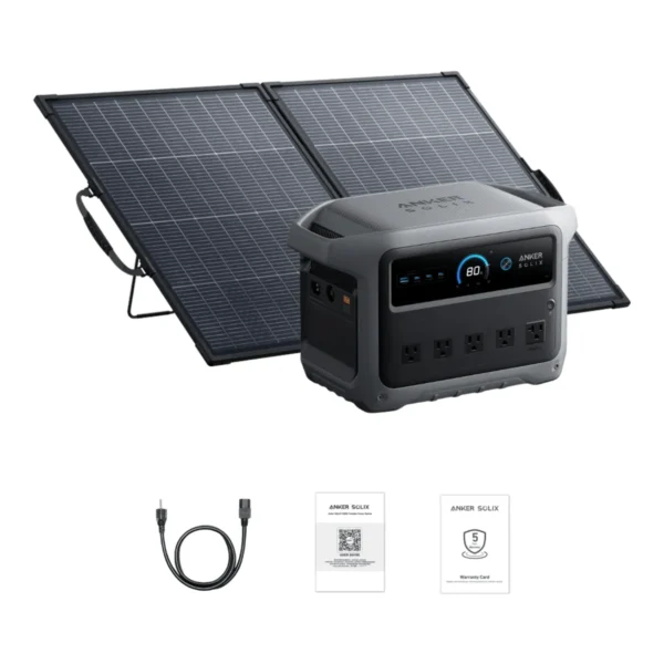 Anker SOLIX C1000 Gen 2 1024Wh Power Station + 400W Solar Panel - view 3