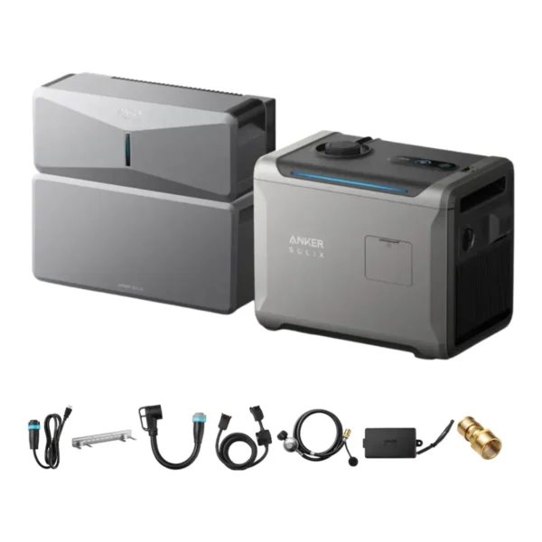 Anker SOLIX E10 Power Module + Batteries + Smart Generator 5500 Anker SOLIX E10 Power Module + Batteries + Smart Generator 5500
