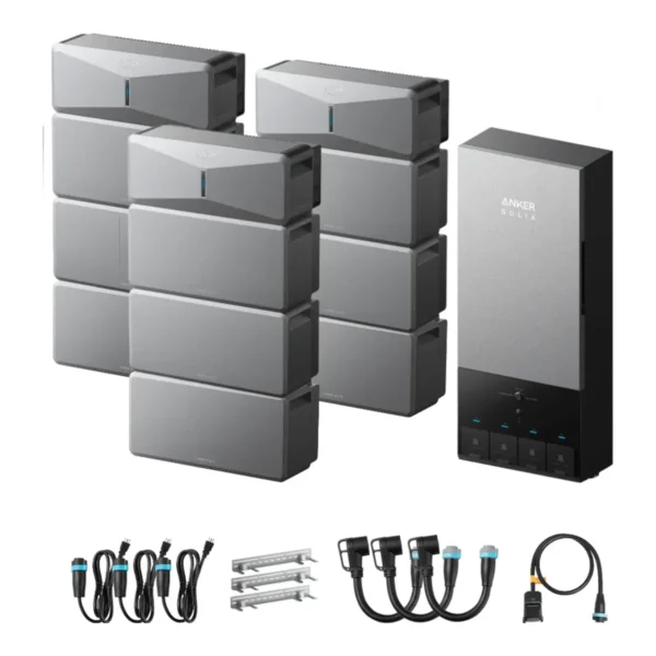 Anker SOLIX E10 Triple Power Module Kit + Power Dock - view 3 Anker SOLIX E10 Triple Power Module Kit + Power Dock - view 3