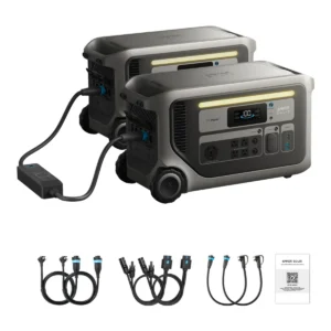 Anker SOLIX F3000 Portable Power Station 2-Pack, 6.1kWh