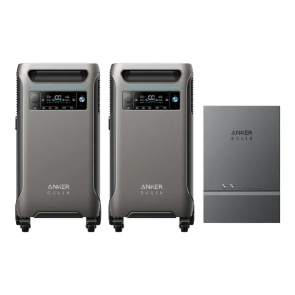 Anker SOLIX F3800 x2 + Smart Home Power Kit, 7.68kWh 12kW - view 2 Anker SOLIX F3800 x2 + Smart Home Power Kit, 7.68kWh 12kW - view 2