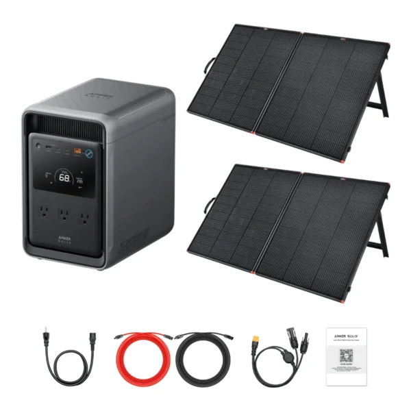 Anker SOLIX S2000 Solar Generator Kit, 200W Solar Panels - view 4
