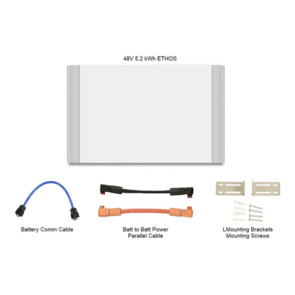 BigBattery ETHOS 48V Stackable LiFePO4 Battery System - view 3 BigBattery ETHOS 48V Stackable LiFePO4 Battery System - view 3
