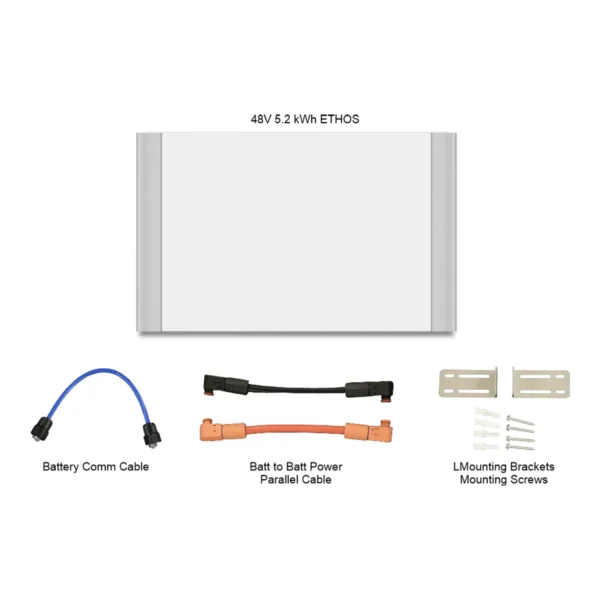 BigBattery ETHOS 48V Stackable LiFePO4 Battery System - view 5 BigBattery ETHOS 48V Stackable LiFePO4 Battery System - view 5