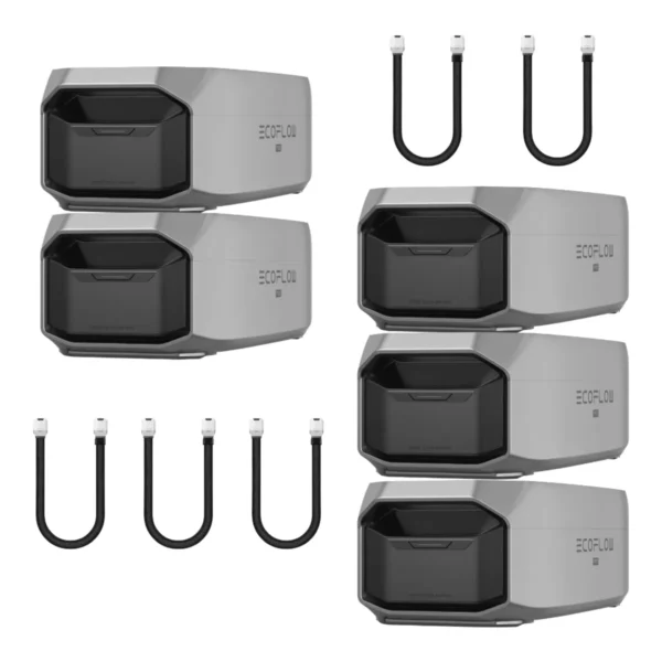 EcoFlow DELTA Pro 3 Extra Battery Multi-Pack, 4096Wh Each - view 3 EcoFlow DELTA Pro 3 Extra Battery Multi-Pack, 4096Wh Each - view 3